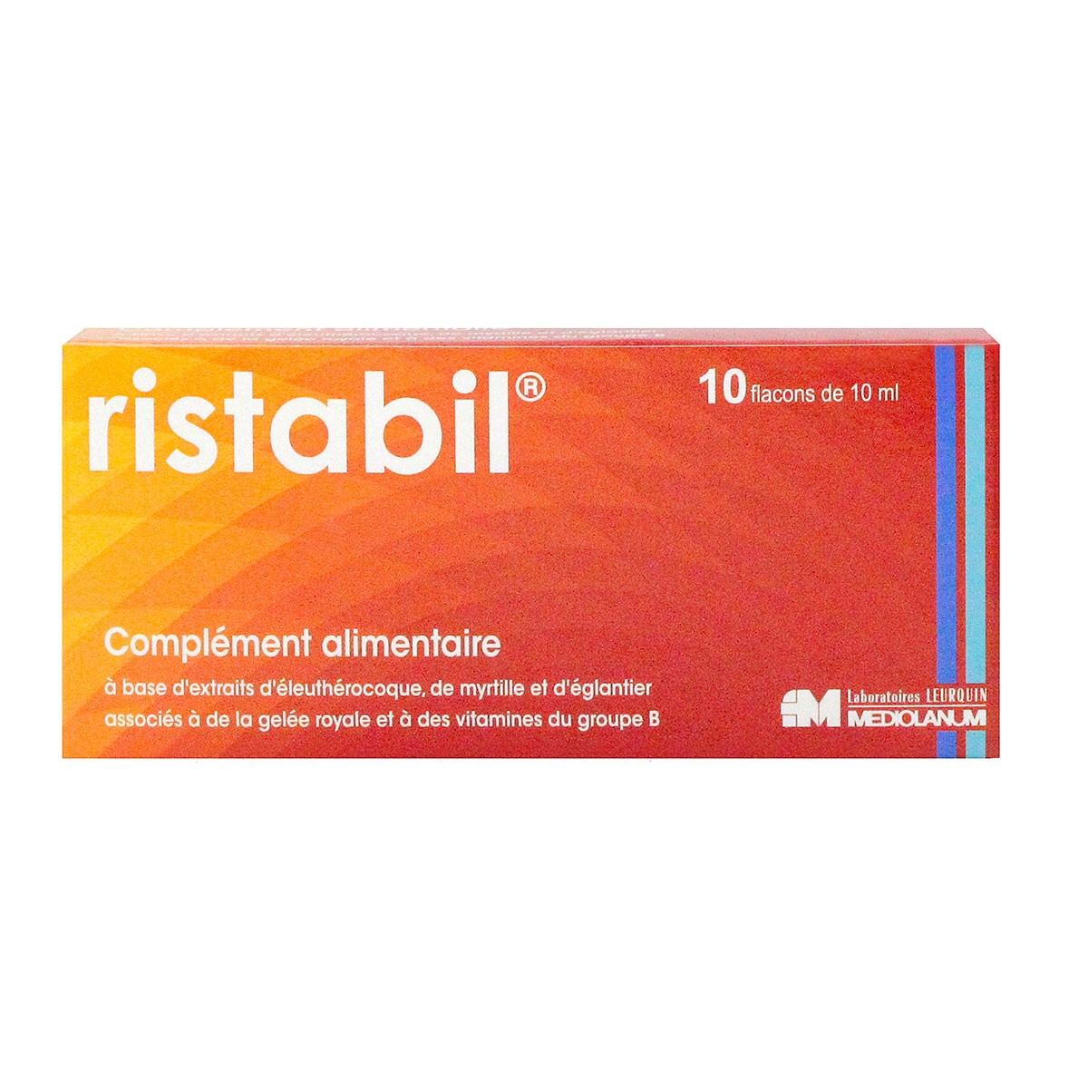 RISTABIL 10 Flacons Tonus Anti-Fatigue