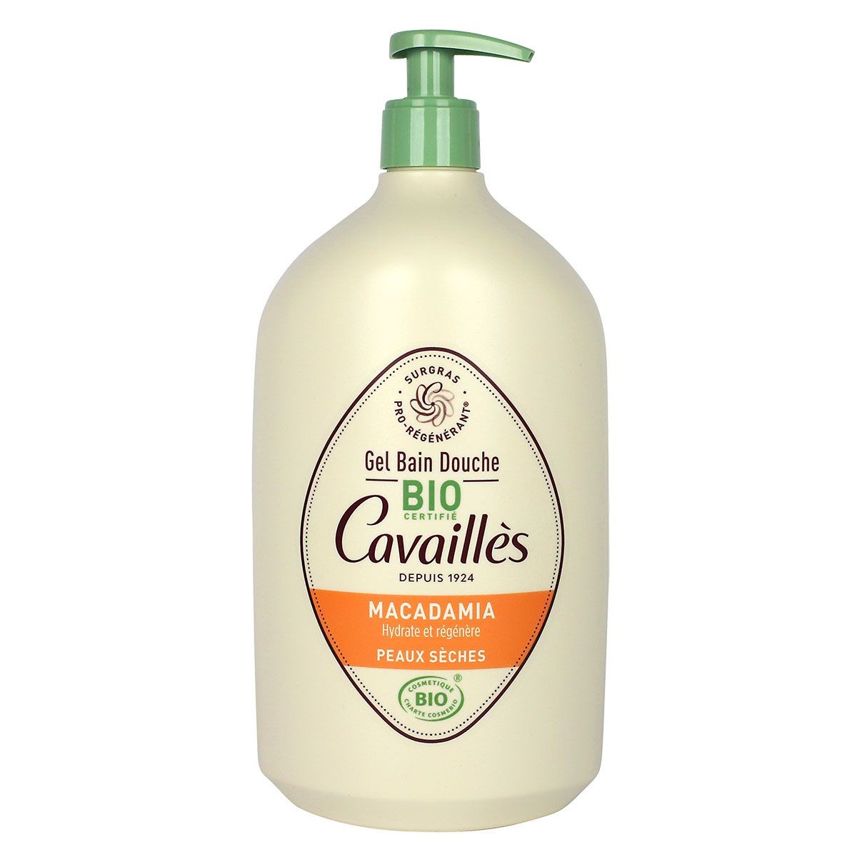 Rogé Cavaillès Gel bain douche à l’Huile de Macadamia Bio 1L