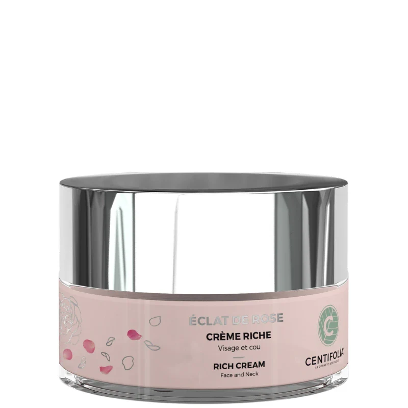 Crème Riche Visage Eclat de Rose BIO - Centifolia