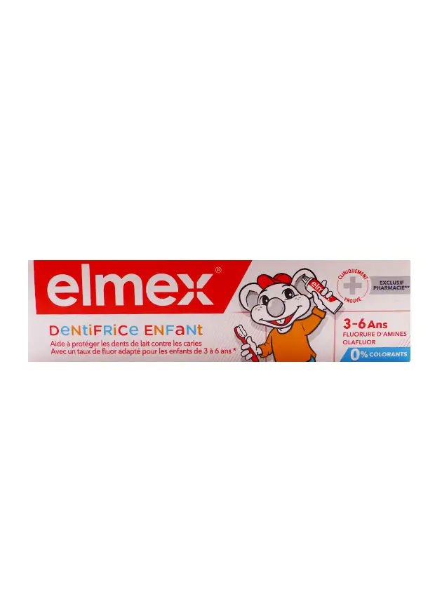 ELMEX DENTIFRICE ENFANT 3-6 ANS 50ML