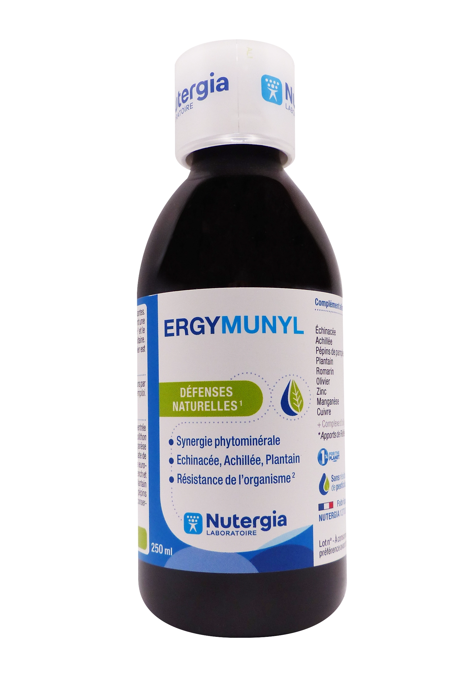 ERGYMUNYL SOLUTION BUVABLE 250ML NUTERGIA