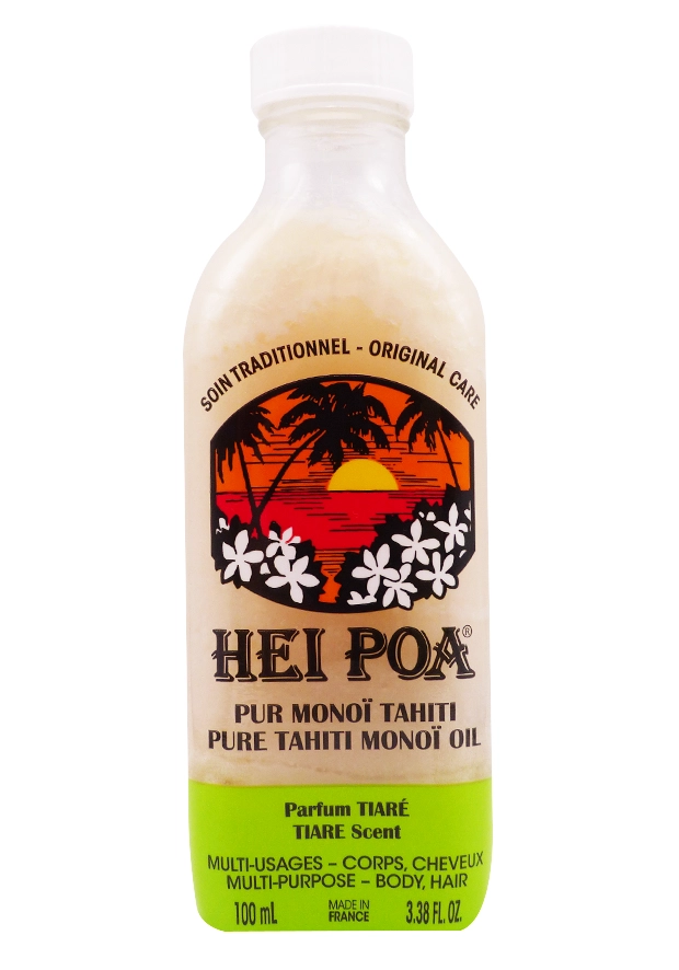 Hei Poa Pur Monoï Tahiti parfum Tiaré 100 ML