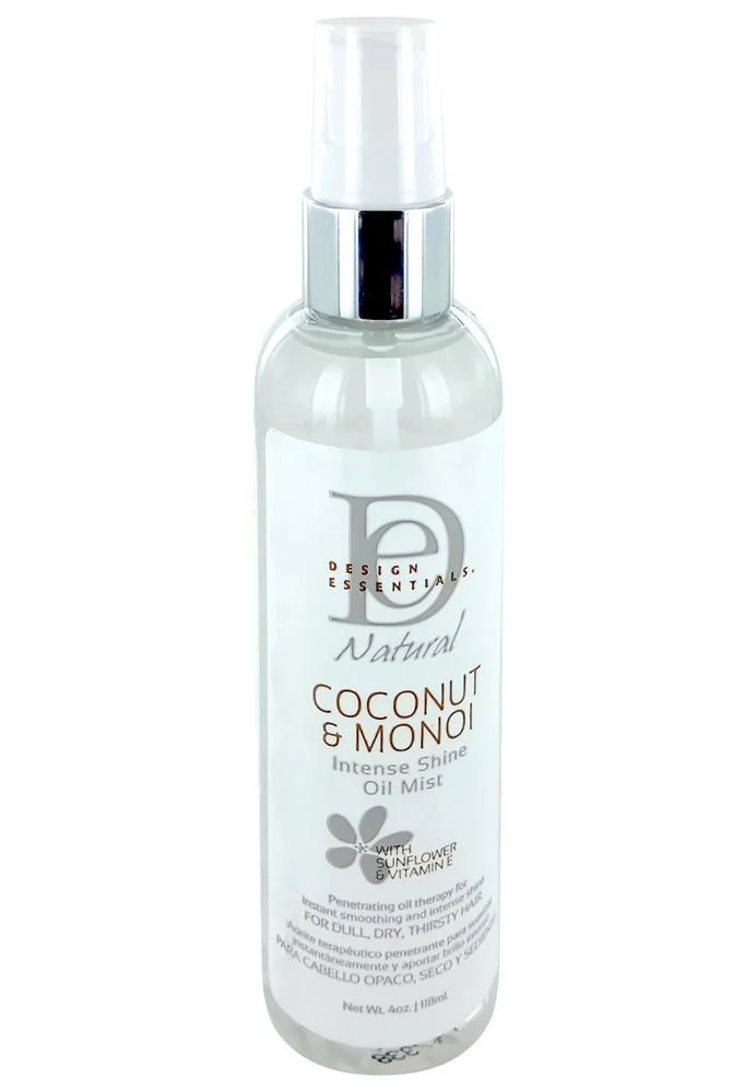 INTENSE SHINE OIL MIST Huile Spray Brillance - Design Essentials Coconut & Monoï