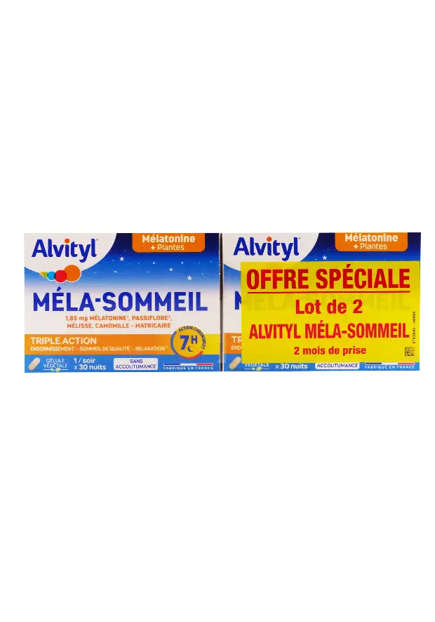 ALVITYL MELA-SOMMEIL LOT 2X30 GELULES OFFRE SPECIALE