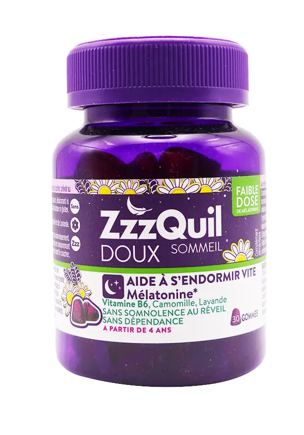 ZZZQUIL DOUX SOMMEIL FRUITS DES BOIS 30 GOMMES